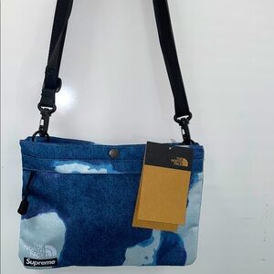 Supreme X The North Face denim Crossbody bag